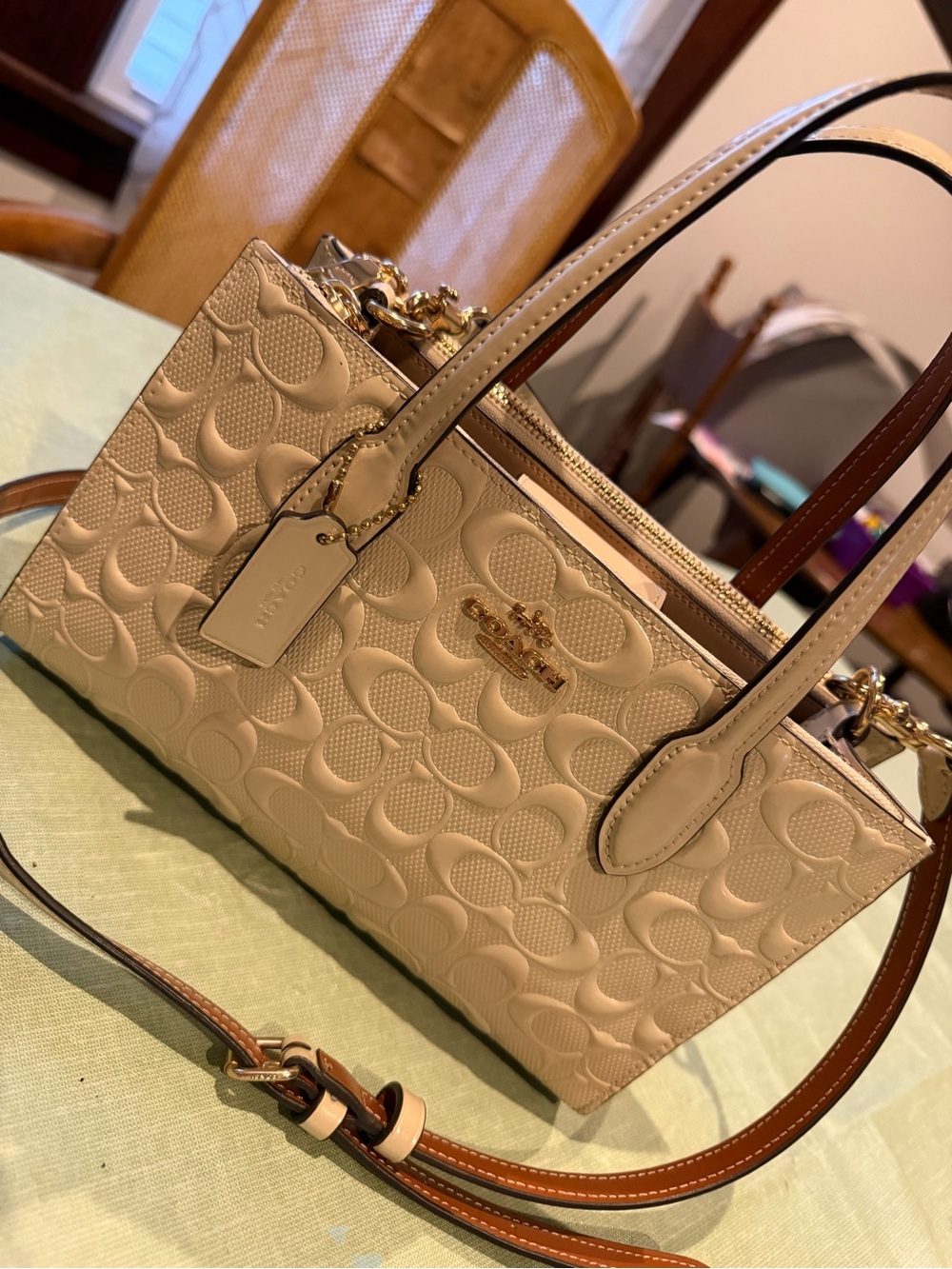 Coach Small Nina — Cream